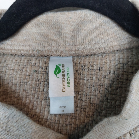 GreenBrand Recycled Wolf Graphic Pullover Sweater Size Meduim - Picture 3 of 9